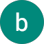 Teal profile avatar with the letter B