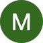 Green profile avatar with the letter M