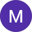 Purple profile avatar with the letter M